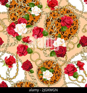 Florales Nahtmuster für Qualität Stock Vektor