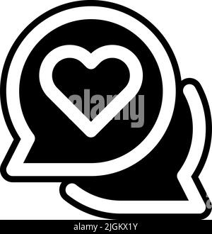 Chat-Symbol . Stock Vektor