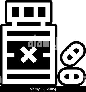 Pillen-Symbol . Stock Vektor