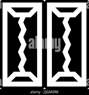 Kaugummi-Symbol . Stock Vektor