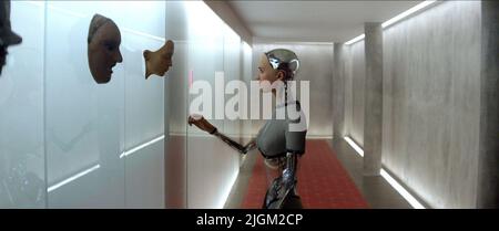 ALICIA VIKANDER, EX MACHINA, 2014 Stockfoto