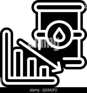 Ölfass-Symbol . Stock Vektor