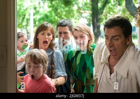 OXENBOULD, GARNER, MINNETTE, DORSEY, CARELL, ALEXANDER UND DER SCHRECKLICHE SCHRECKLICHE, NICHT GUT, SEHR SCHLECHTER TAG, 2014 Stockfoto