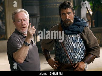 RIDLEY SCOTT, Christian Bale, EXODUS: Götter und Könige, 2014 Stockfoto