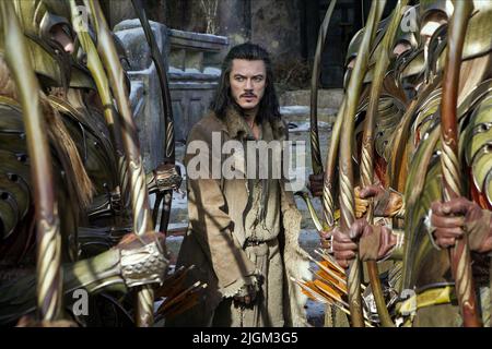 LUKE EVANS, der HOBBIT: die Schlacht der fünf Heere, 2014 Stockfoto