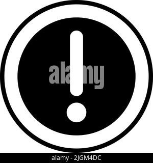 Warnsymbol . Stock Vektor