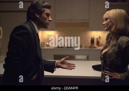 OSCAR ISAAC, Jessica Chastain, die GEWALTTÄTIGSTEN JAHR, 2014 Stockfoto