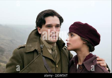 KIT HARINGTON, ALICIA VIKANDER, TESTAMENT DER JUGEND, 2014 Stockfoto