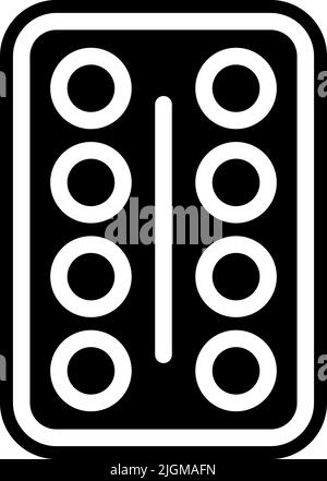 Symbol für Allergiepillen . Stock Vektor