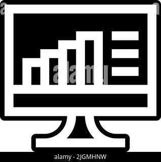 Symbol für das Werbetextdiagramm . Stock Vektor