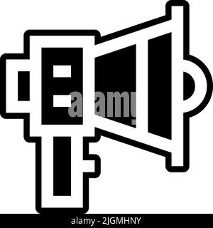 Copywriting-Megaphon-Symbol . Stock Vektor