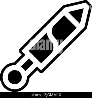 Symbol für Holi-Wasserpistole . Stock Vektor