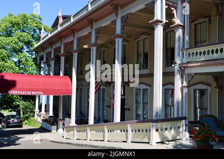 Athenaeum Hotel in Chautauqua Institution, NY Stockfoto