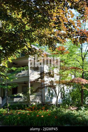 Chautauqua Institution Gebiet im Norden des Staates New York. Stockfoto