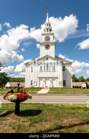 Die erste Kongregationskirche in Hancock, New Hampshire Stockfoto