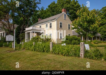 The Fitzwilliam, New Hampshire Public Library Stockfoto