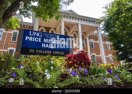 Preis Gedenkhalle an der University of North Georgia in Dahlonega, Georgia. (USA) Stockfoto