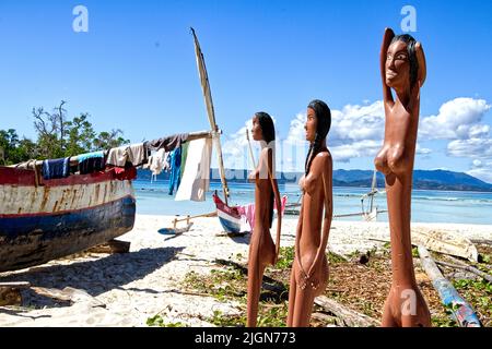 Madagaskar Strand Foto Session Stockfoto