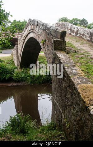 In ganz Großbritannien - Beggars Bridge, Glaisdale, in der Nähe von Whitby, North Yorkshire, Großbritannien Stockfoto