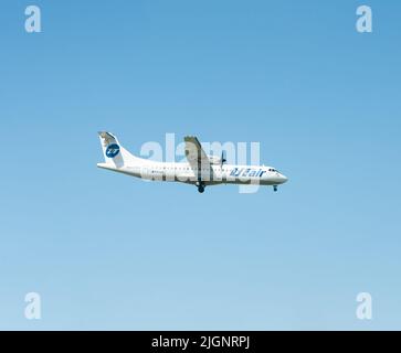 Sotschi, Russland - 22. April 2022: UTair Airlines, ATR 72 Stockfoto