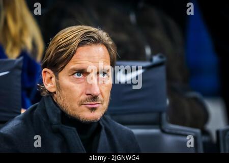 Mailand, Italien. 06 Dez, 2019. Francesco Totti während Inter vs Roma, italienische Fußball Serie A Männer Meisterschaft in Mailand, Italien, 06. Dezember 2019 Quelle: Unabhängige Fotoagentur/Alamy leben Nachrichten Stockfoto