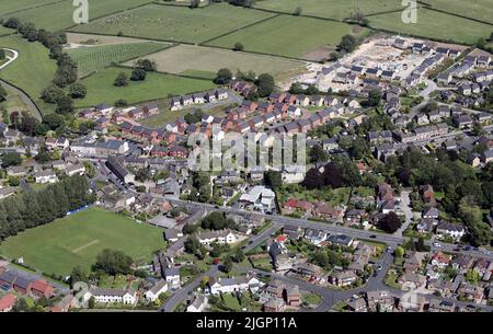 Luftaufnahme des Dorfes Killinghall in der Nähe von Harrogate, North Yorkshire Stockfoto