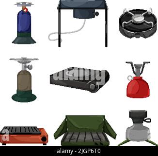 Herd Lager Satz Cartoon Vektor Illustration Stock Vektor