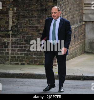 London, Großbritannien. 12.. Juli 2022. Ben Wallace, MP, Staatssekretär für Verteidigung. Die Minister nehmen heute an einer Kabinettssitzung in der Downing Street 10, Westminster, Teil. Kredit: Imageplotter/Alamy Live Nachrichten Kredit: Imageplotter/Alamy Live Nachrichten Stockfoto