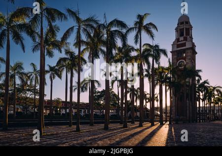 Tsim Sha Tsui Clock Tower, Hongkong Stockfoto