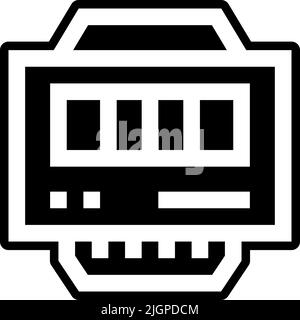 Elektriker Werkzeuge und Elemente elektrische Meter Symbol . Stock Vektor