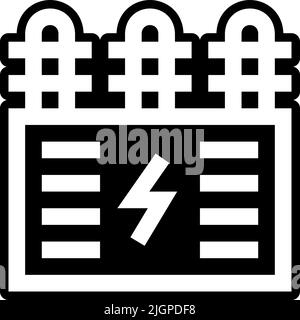 Elektriker Werkzeuge und Elemente Transformator Symbol . Stock Vektor