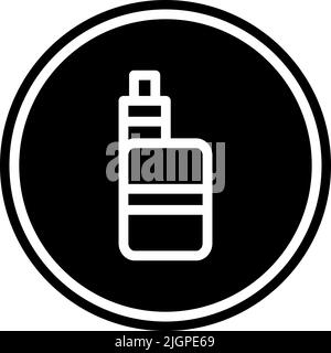 Elektronik vape Symbol . Stock Vektor