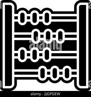 Kindergarten abacus Symbol . Stock Vektor