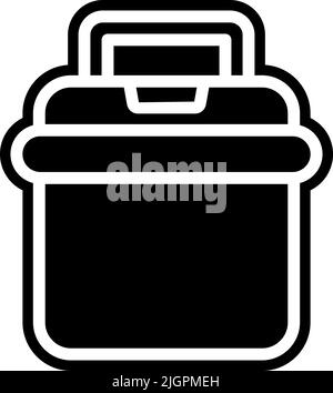 Sommer-Eisbox-Symbol . Stock Vektor