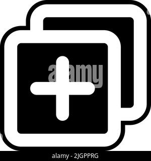 Benutzeroberfläche neue Seite Symbol . Stock Vektor