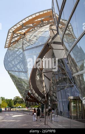 Louis Vuitton Foundation, Paris, Frankreich. Stockfoto
