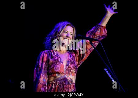 Toronto, Kanada. 11.. Juli 2022. Die kanadische Singer-Songwriterin Sarah McLachlan tritt bei einer ausverkauften Show auf der Budweiser Stage in Toronto auf. Kredit: SOPA Images Limited/Alamy Live Nachrichten Stockfoto