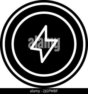 Benutzeroberfläche Thunder-Symbol . Stock Vektor