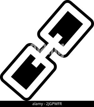 Verknüpfungssymbol der Benutzeroberfläche . Stock Vektor