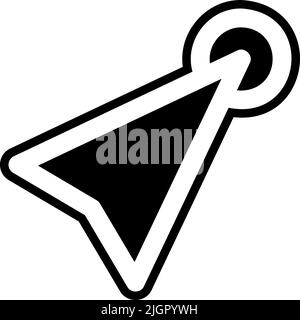 Cursor-Symbol der Benutzeroberfläche . Stock Vektor