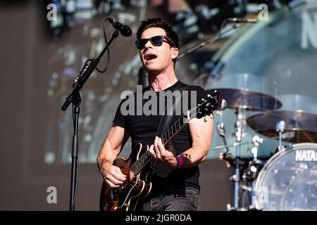 London, UK - 9. Juli 2022: Kelly Jones von Stereophonics tritt bei American Express British Summertime im Hyde Park, London auf Stockfoto