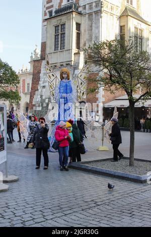 Jährliche Nativity Szenen Contest, Krakau, Polen. Stockfoto