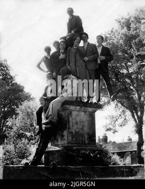 Mods in Großbritannien 1967 Teenager Jugendkultur Teenager Britisch Großbritannien Vereinigtes Königreich BILD VON DAVID BAGNALL Stockfoto