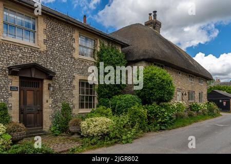 Das Dorf Amberley, West Sussex - „das schönste Dorf in Sussex“ Stockfoto