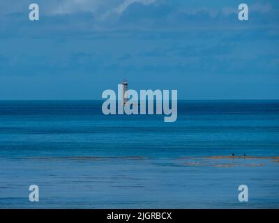 Leuchtturm auf der Insel Ile de Re in Frankreich, Phare des Baleines Stockfoto