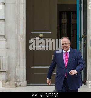 London uk 12. July 2022 Michael Ellis verlässt das Kabinett nach einer Kabinettssitzung Stockfoto