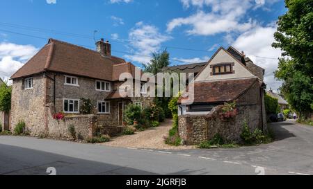 Das Dorf Amberley, West Sussex - „das schönste Dorf in Sussex“ Stockfoto