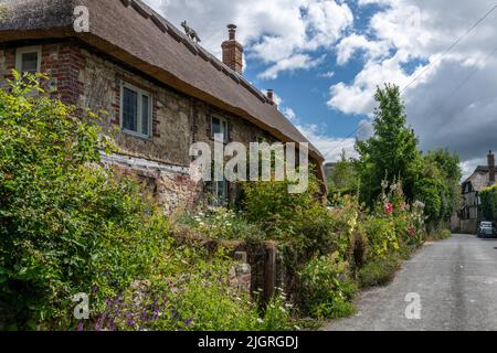 Das Dorf Amberley, West Sussex - „das schönste Dorf in Sussex“ Stockfoto