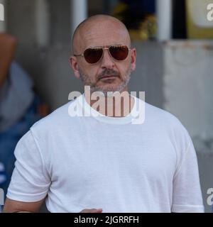 Lugano, Schweiz - juli 12 2022 -- Lugano- F.C. Spiel der Vorsaison im Internazionale - Piero Ausilio F.C. Internazionale Stockfoto