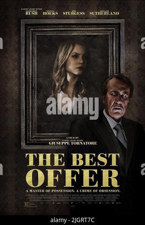 FILMPOSTER, DAS BESTE ANGEBOT, 2013 Stockfoto